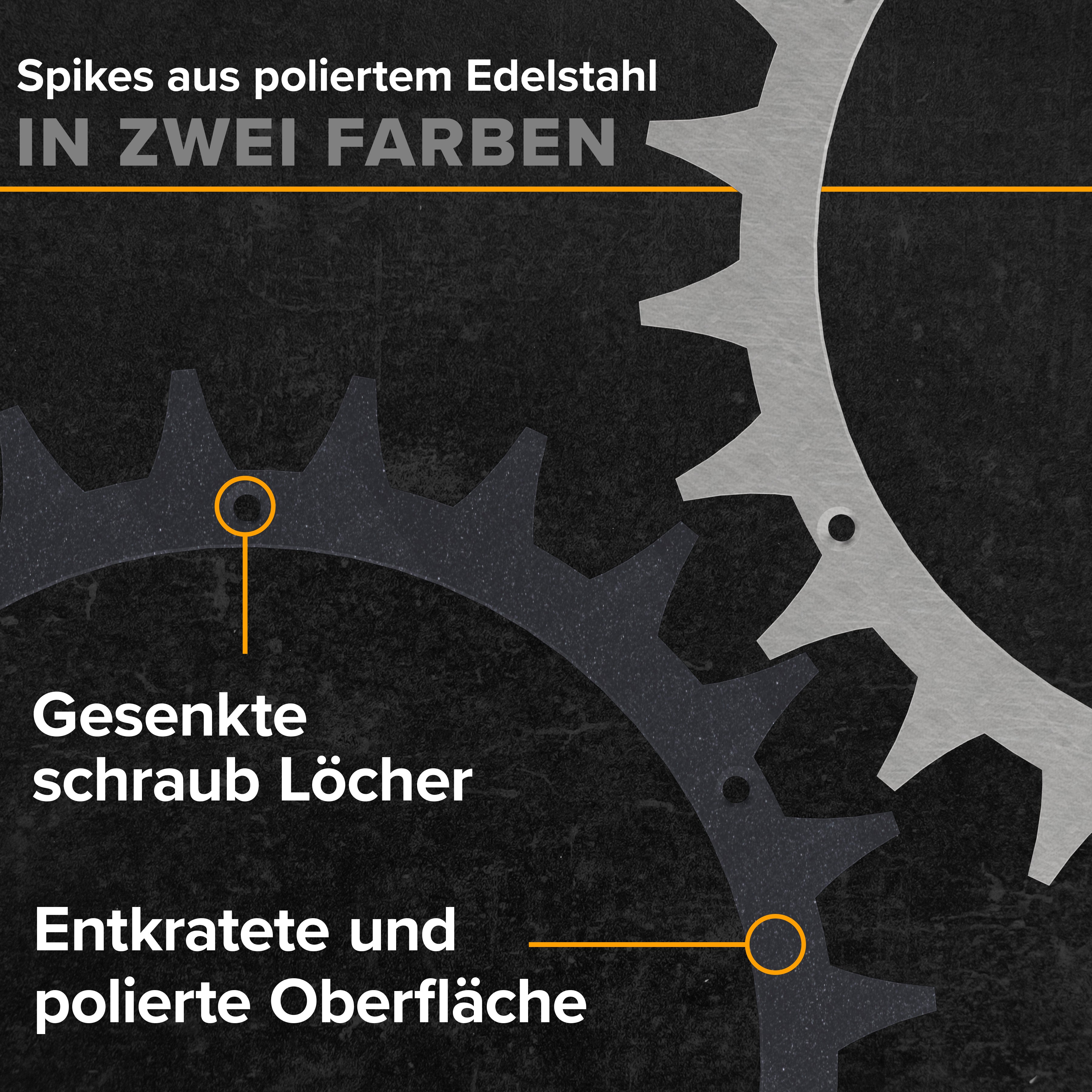 Spikes für Parkside Mähroboter PMRA/PMRDA/PAMR/PAMRS