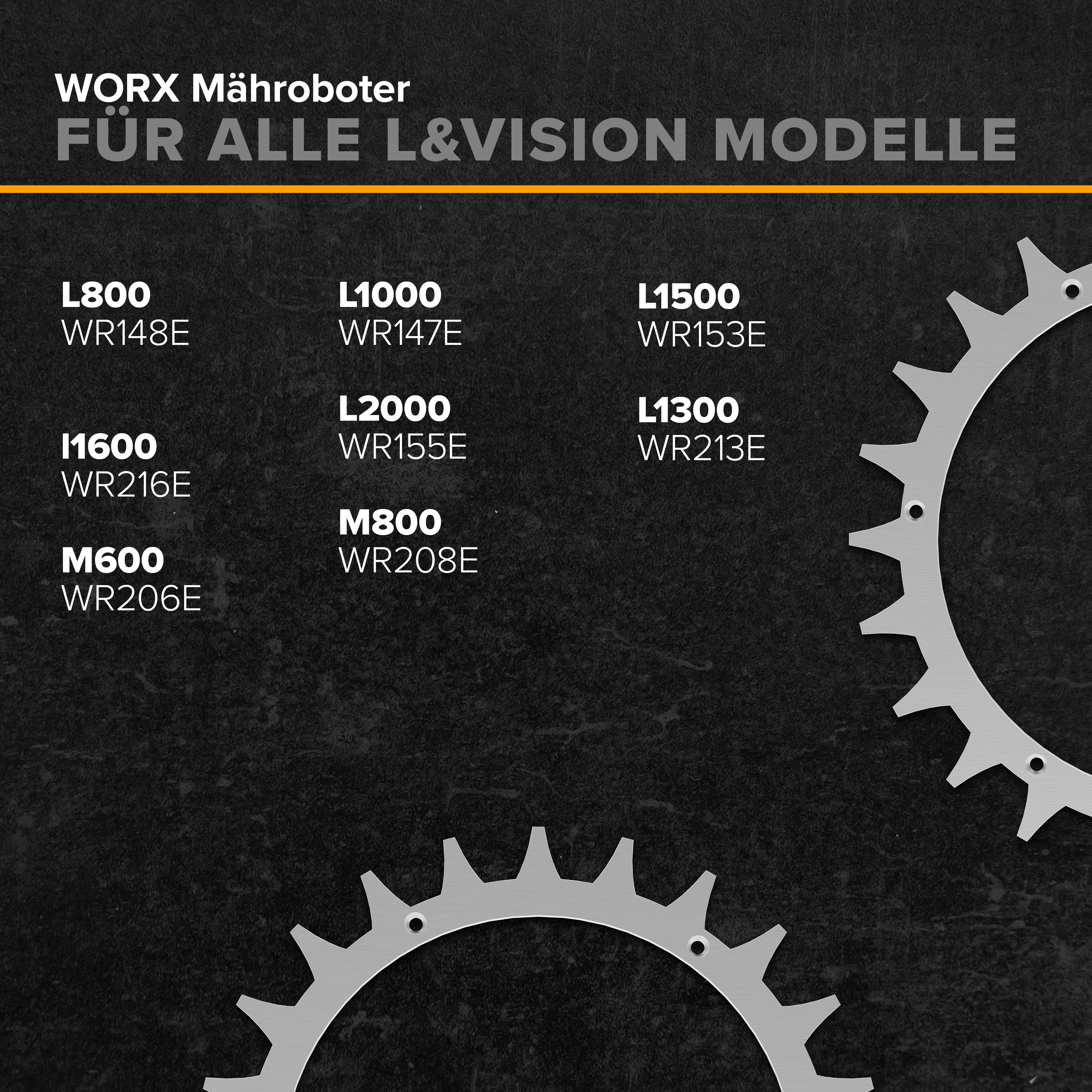 Pointes L en acier inoxydable Worx