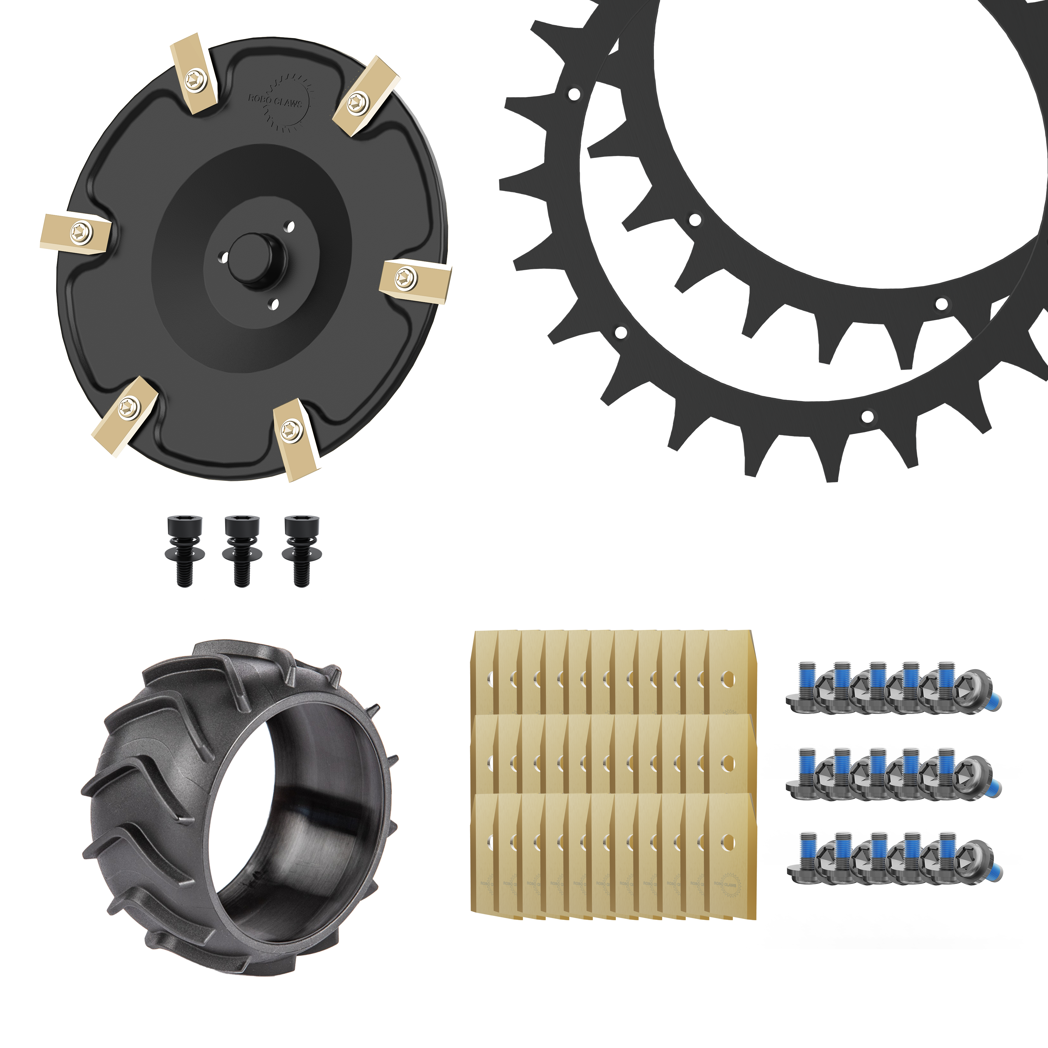Navimow i Serie Bundle – Spikes, Messerteller, Klingen, Radschutz