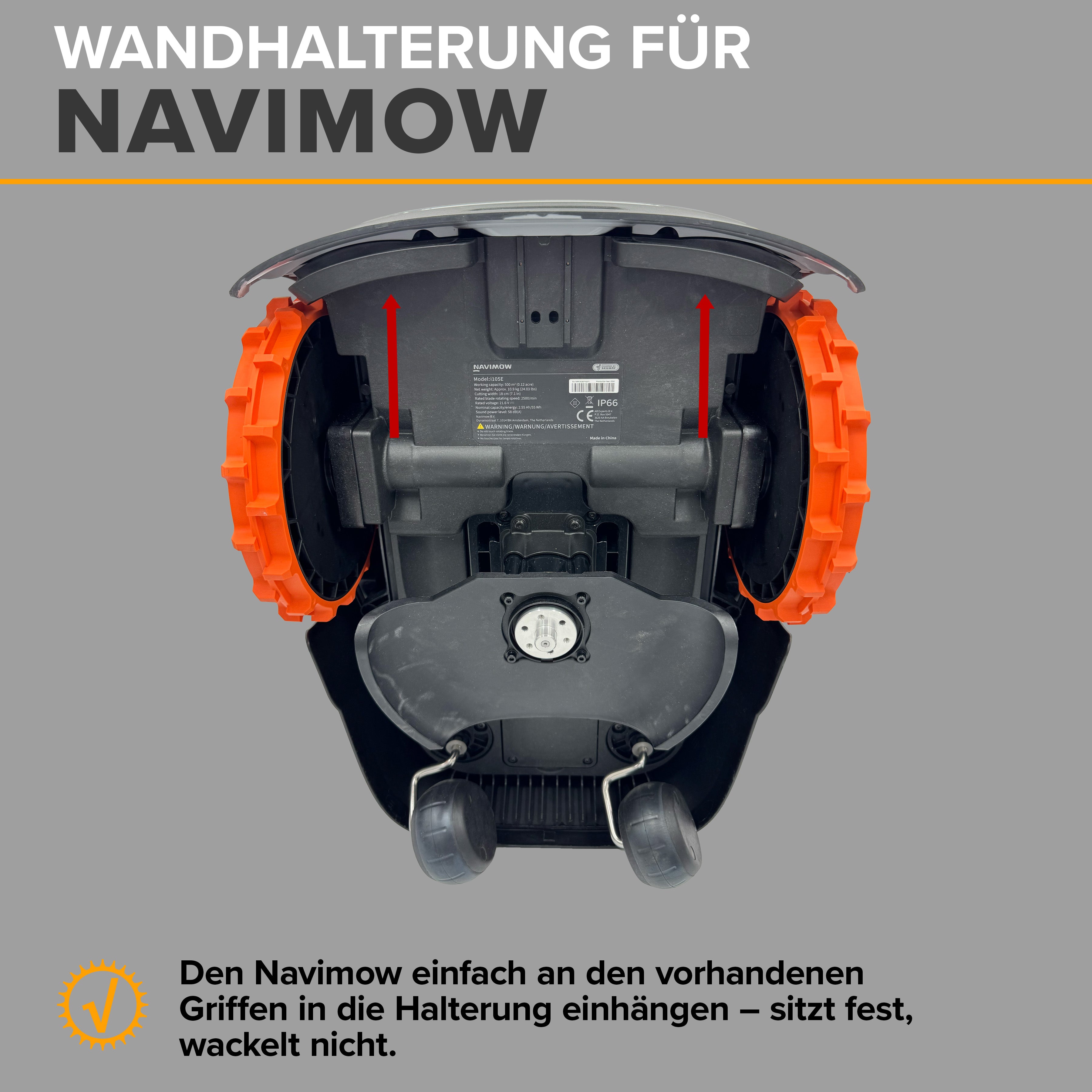 Wandhalterung für Segway Navimow i105E/i108E