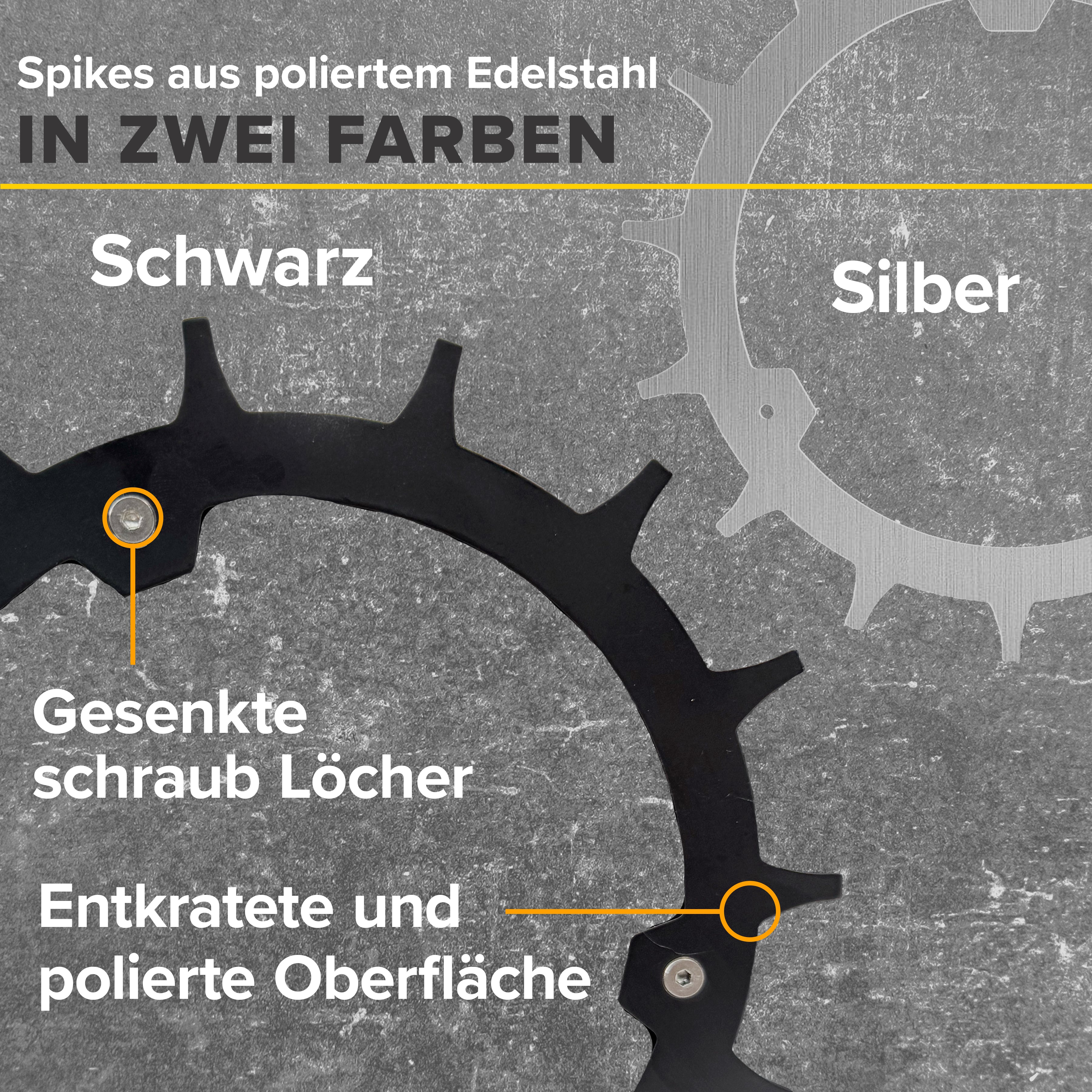 Mammotion Yuka Mini Spikes Mähroboter Traktionsverbesserung