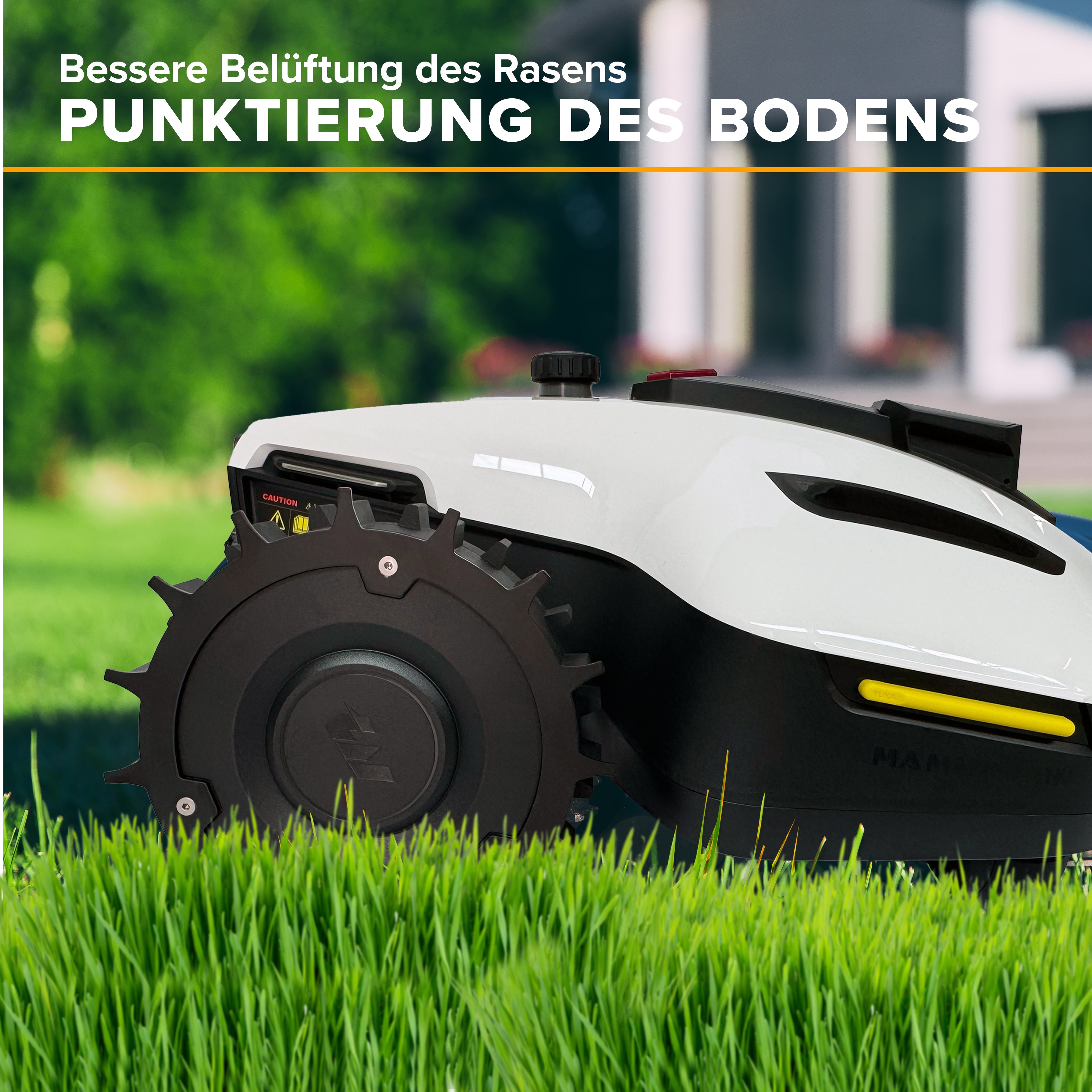 Mammotion Yuka Mini Spikes Mähroboter Traktionsverbesserung