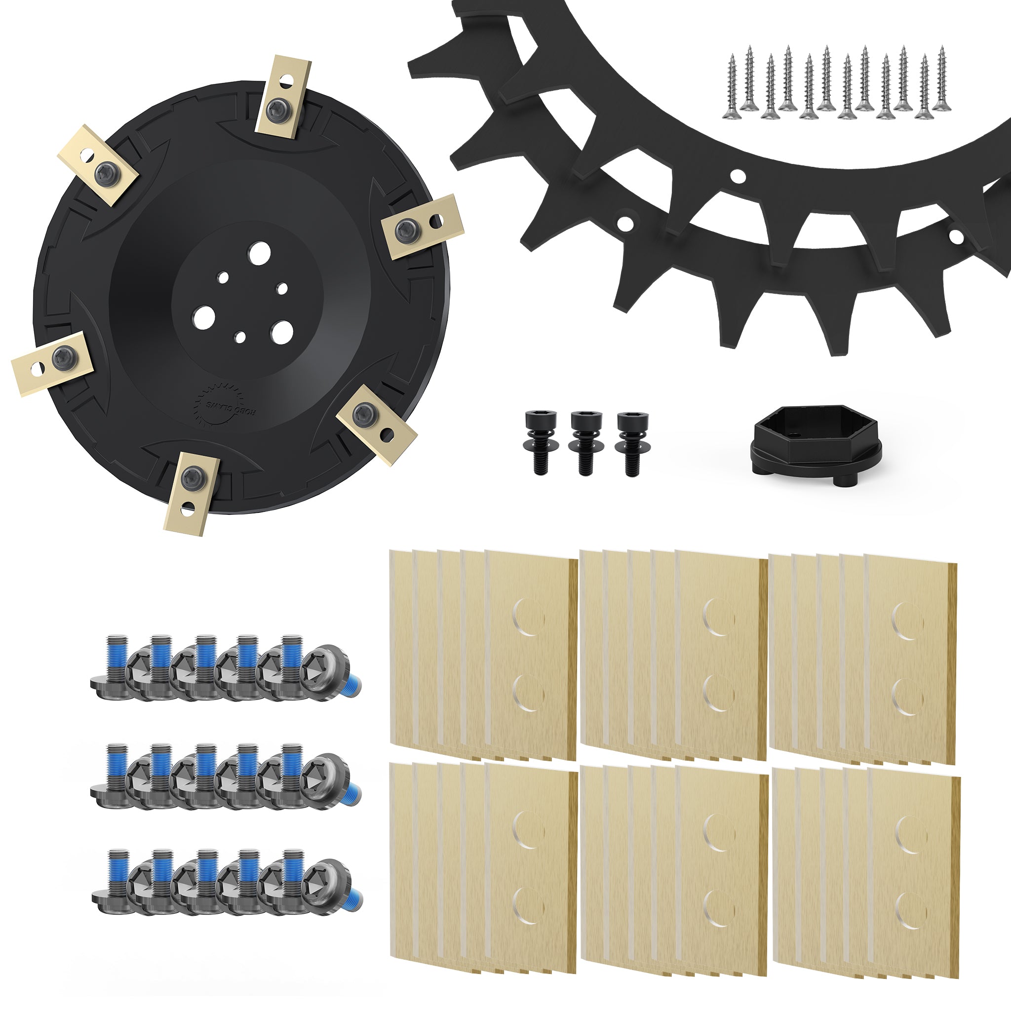 Worx Plus Bundle – Spikes, Messerteller, Klingen