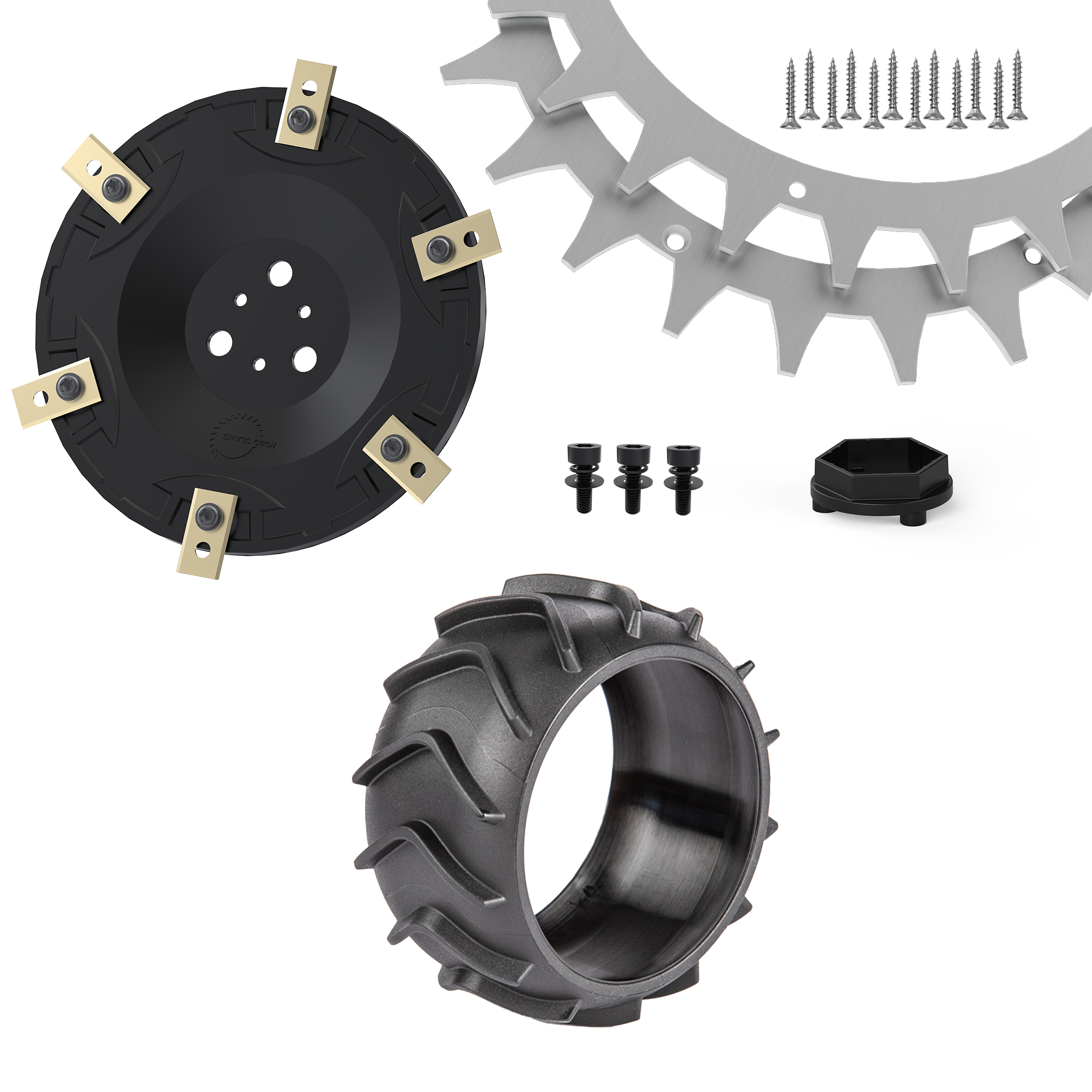 Worx Plus Bundle – Spikes, Messerteller, Radschutz