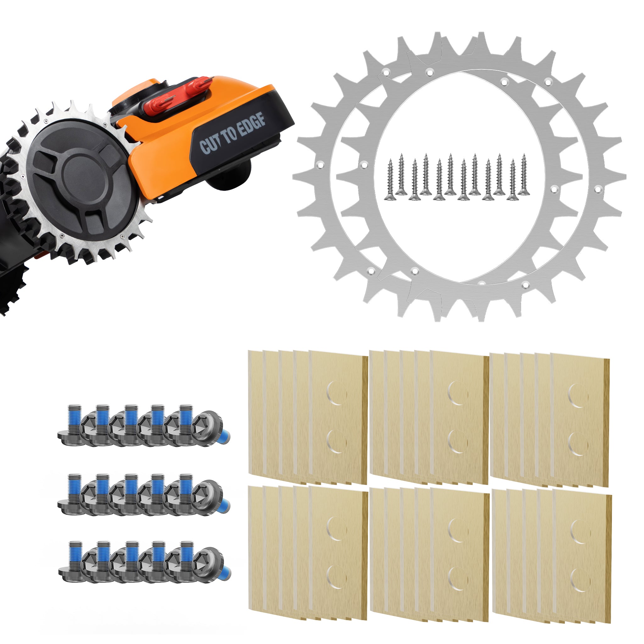 Worx Plus Bundle – Spikes, Klingen