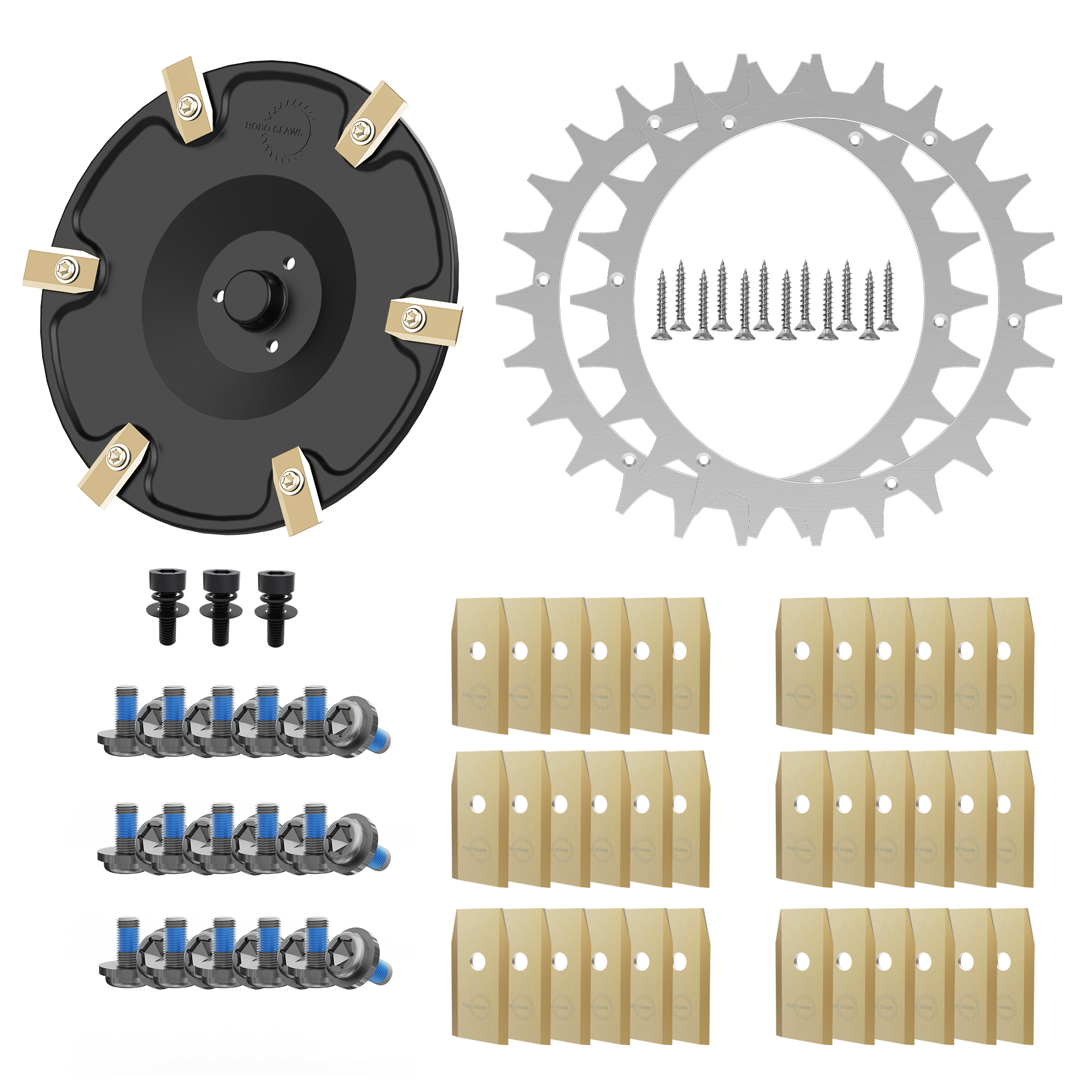 Navimow i Serie Bundle – Spikes, Messerteller, Klingen