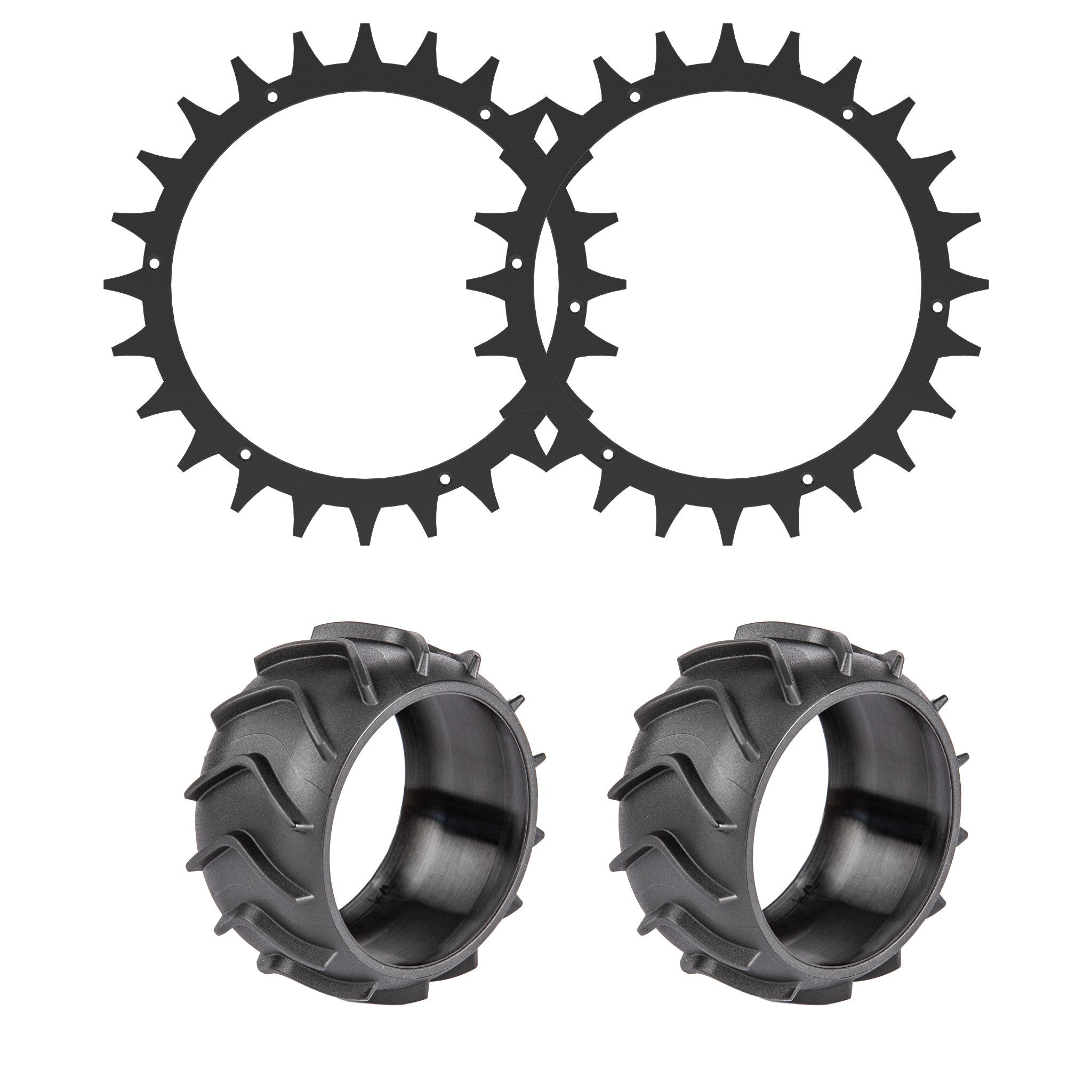 Navimow i Serie Bundle – Spikes, Radschutz