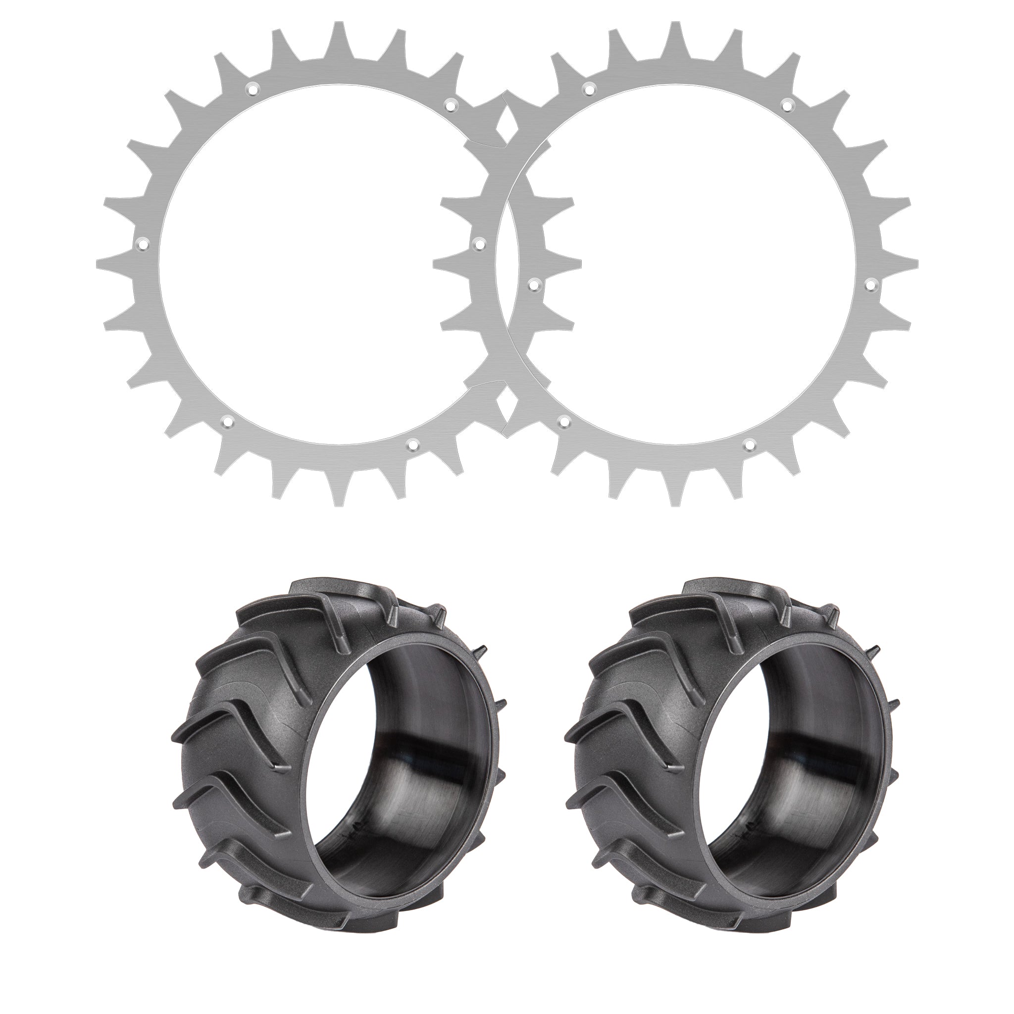 Navimow i Serie Bundle – Spikes, Radschutz