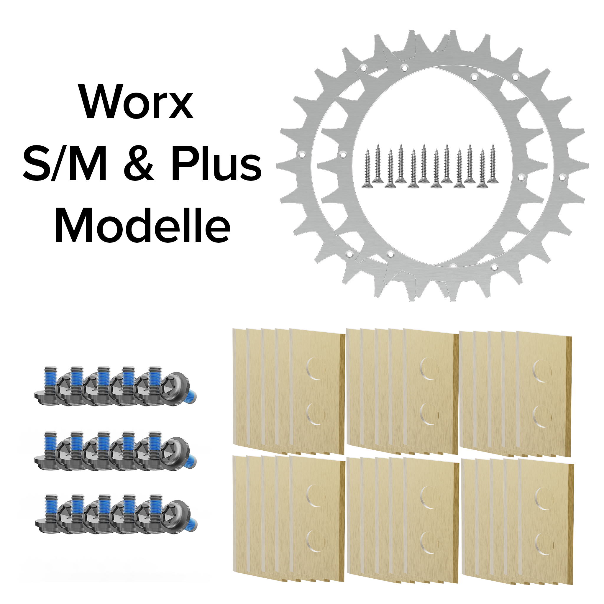 Sparangebot/Bundle für Worx S/M Plus Modelle