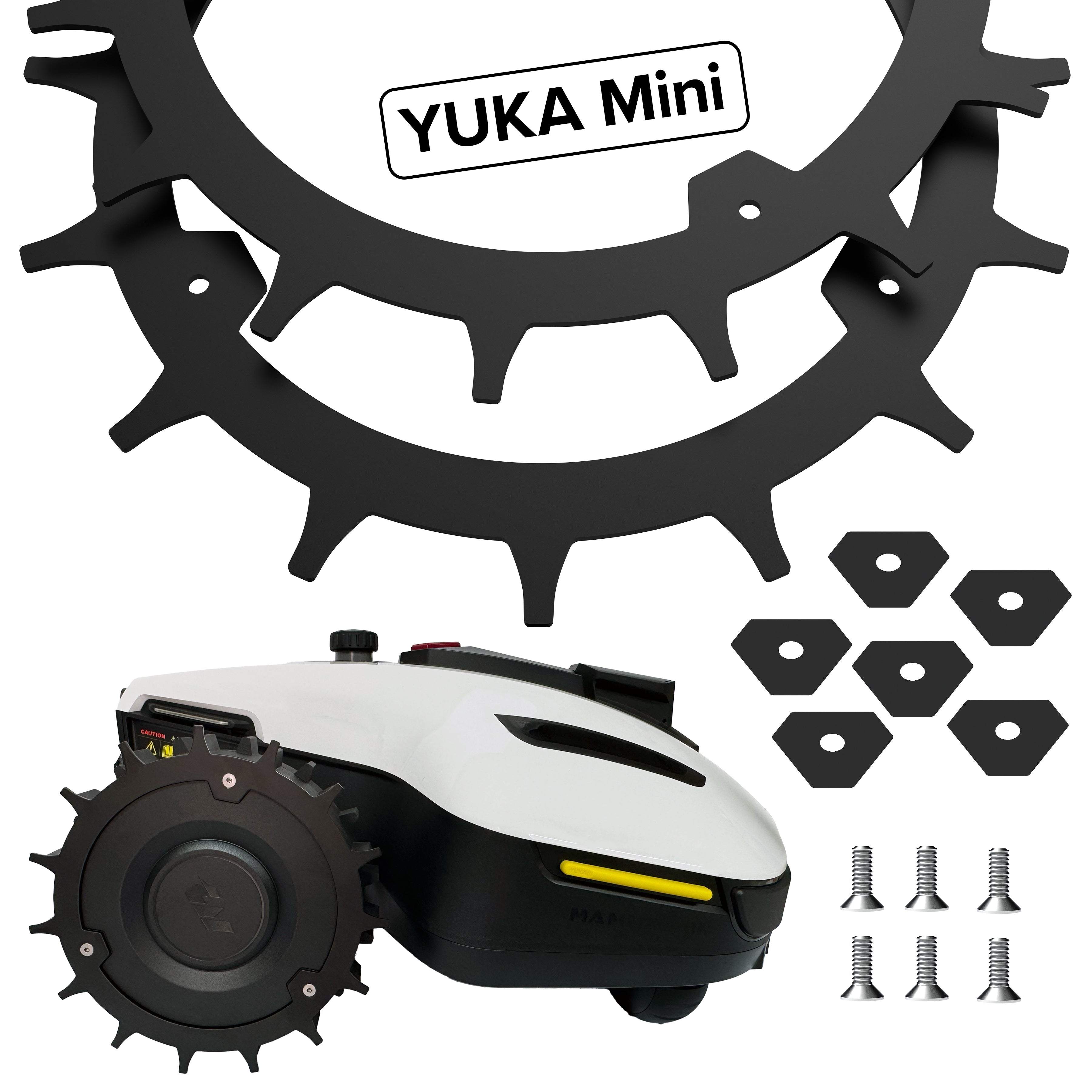 Mammotion Yuka Mini Spikes Mähroboter Traktionsverbesserung (DIE SCHWARZE VERSION WIRD ERST WIEDER AB DEM 17.09.2025 VERSENDET)