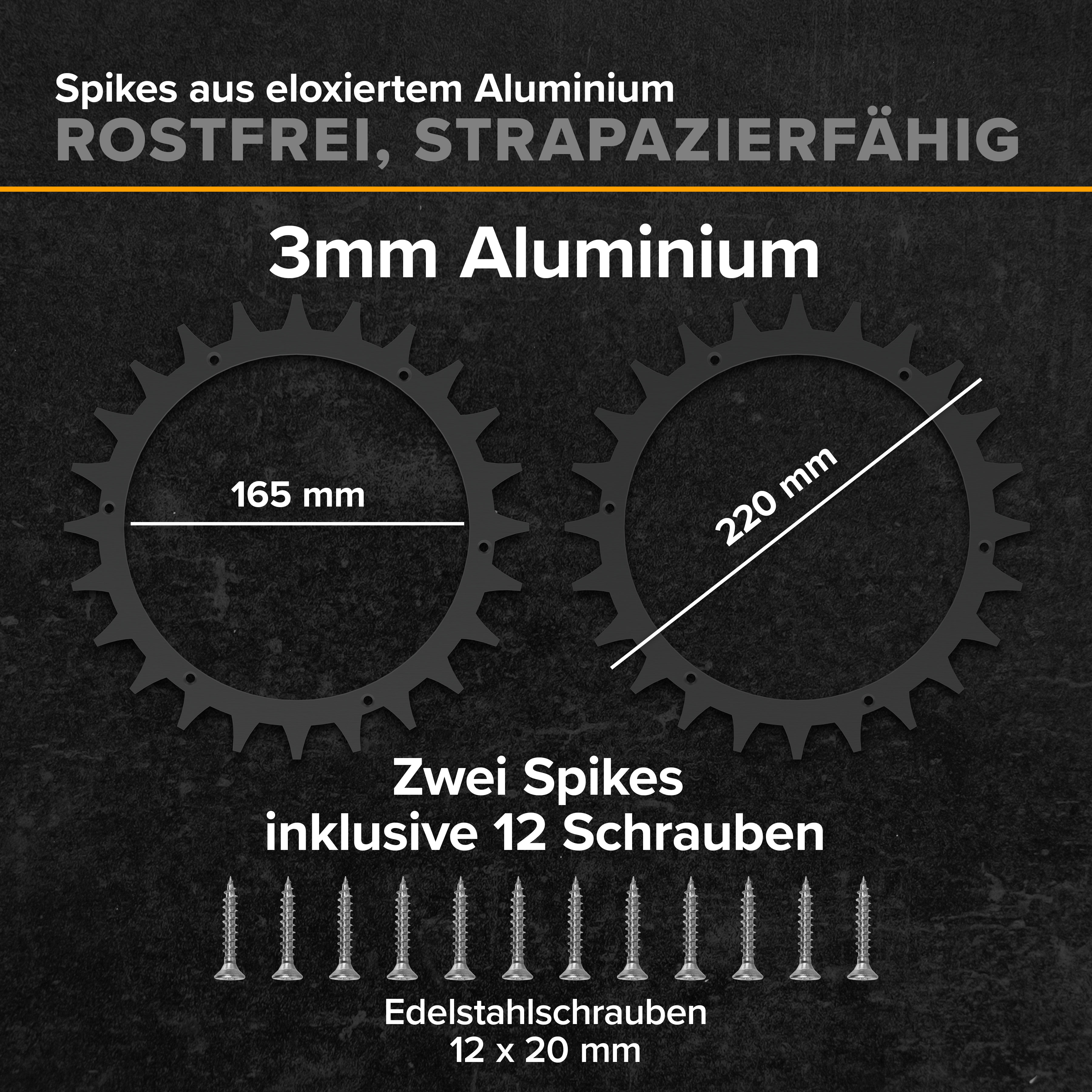 Pointes S&M Premium Black Edition Aluminium Worx