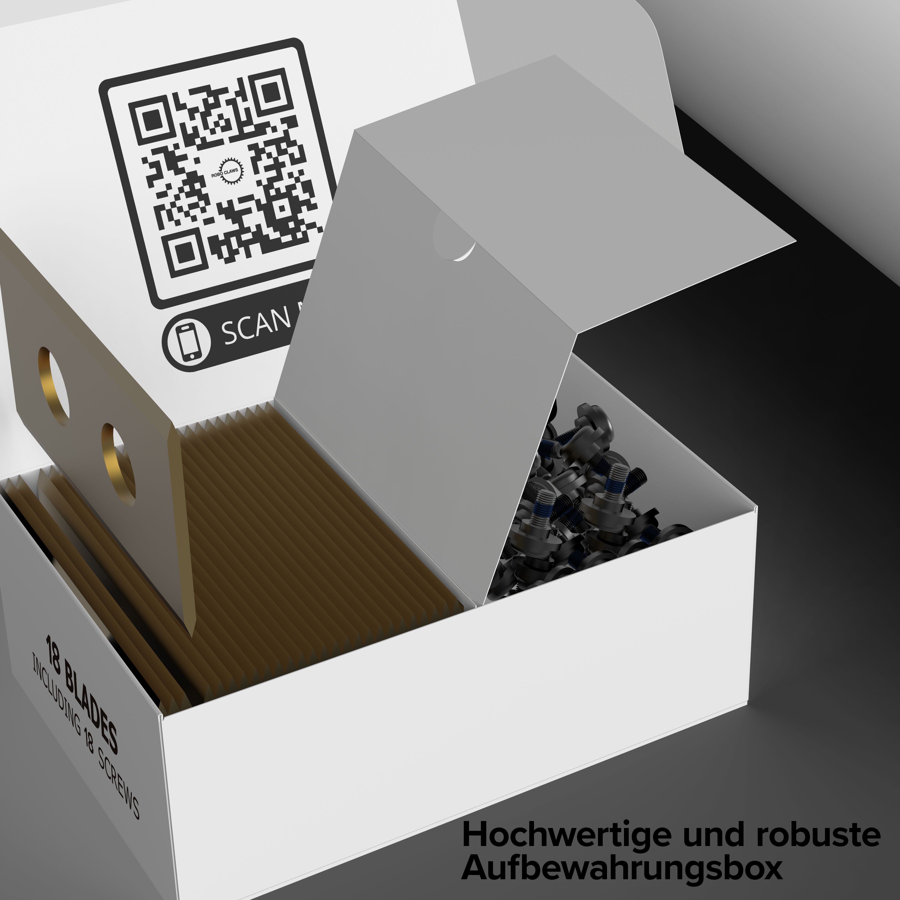 ROBO CLAWS Mähroboter Ersatzmesser für Worx Landroid & Einhell 18 und 33 Stück