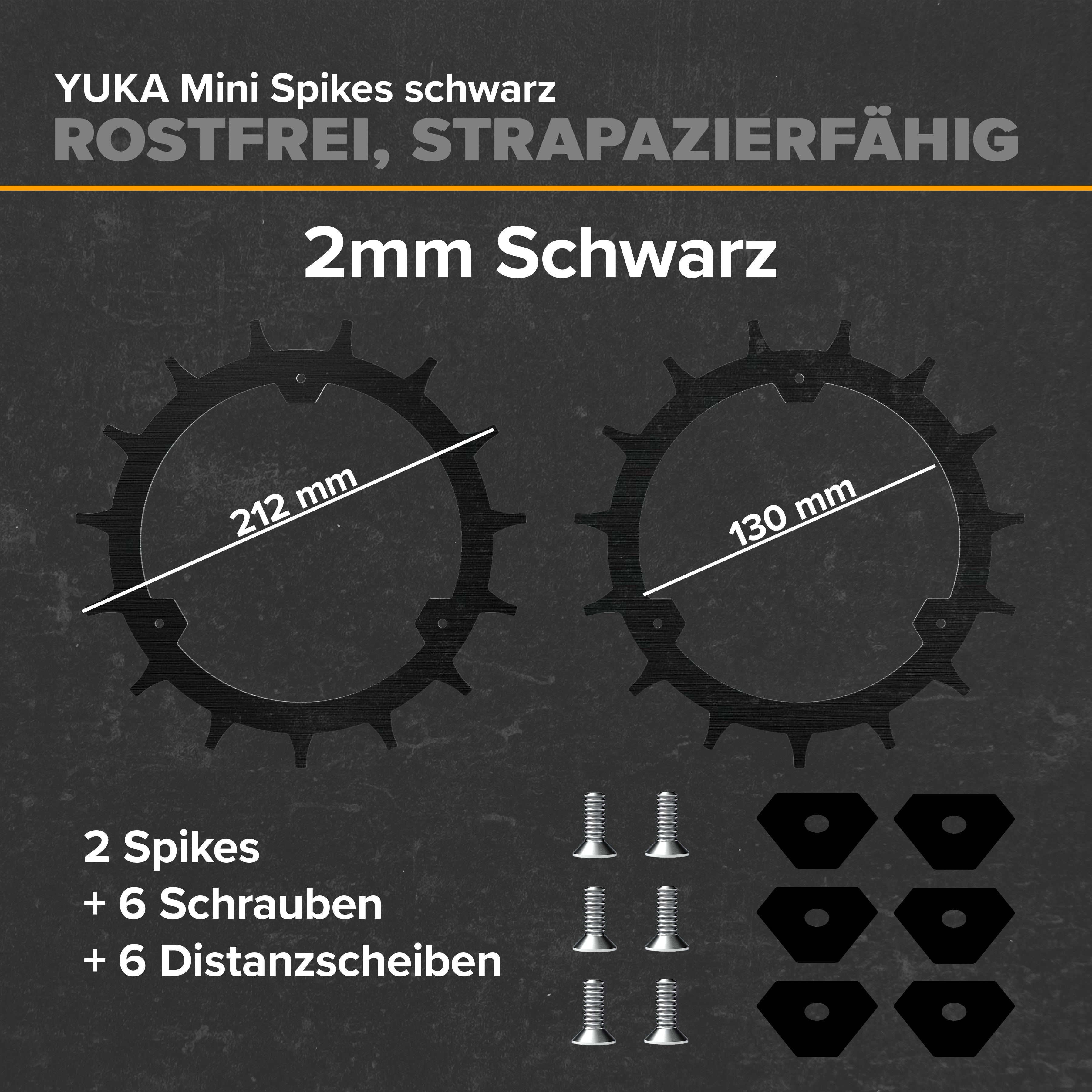 Mammotion Yuka Mini Spikes Mähroboter Traktionsverbesserung