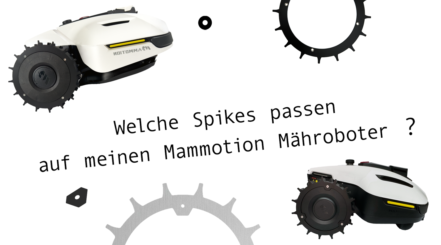 Spikes für Mammotion YUKA & YUKA Mini – Kompatible Modelle & Unterschiede