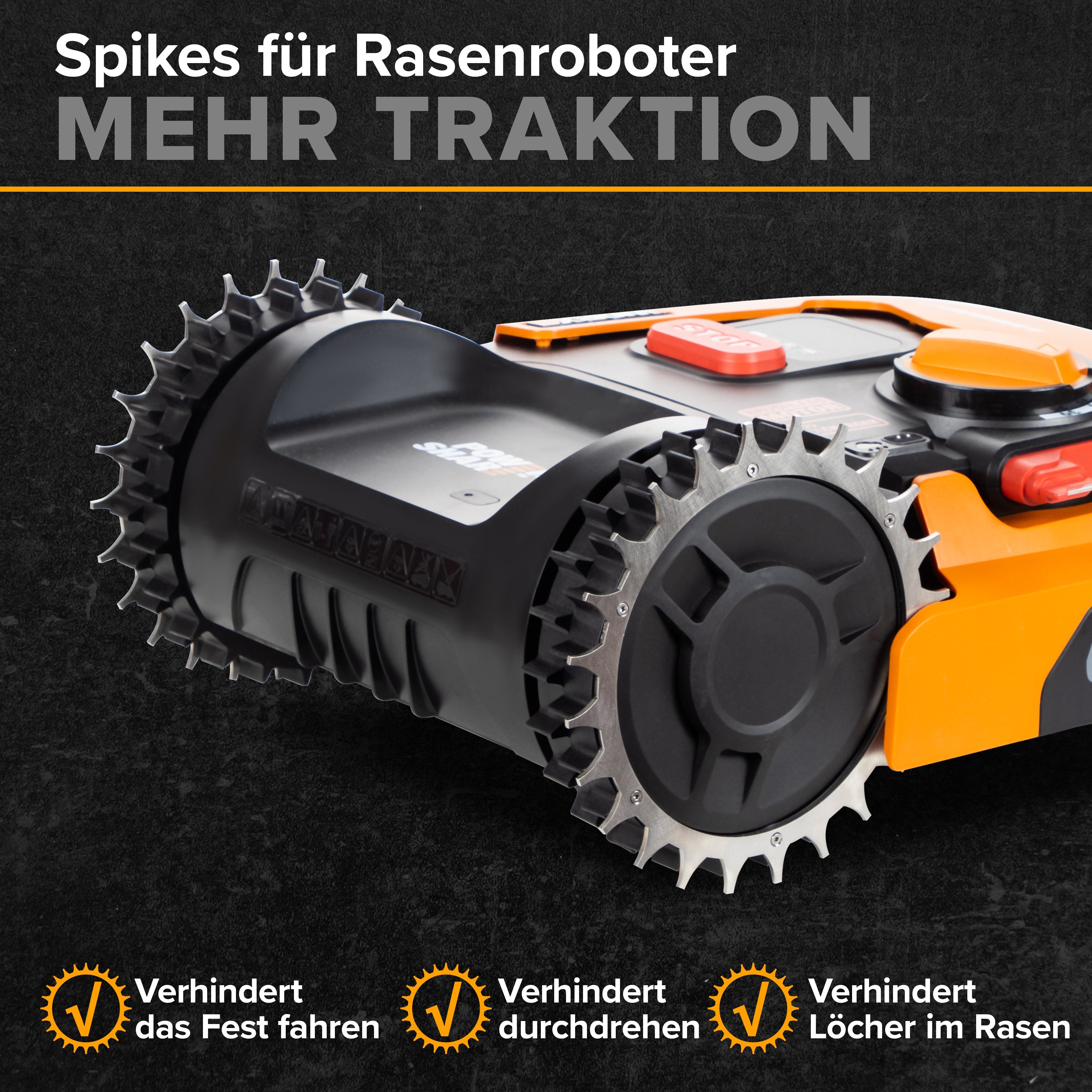 Spikes WR150 & WR155 Edelstahl Worx - amerikanische Modelle