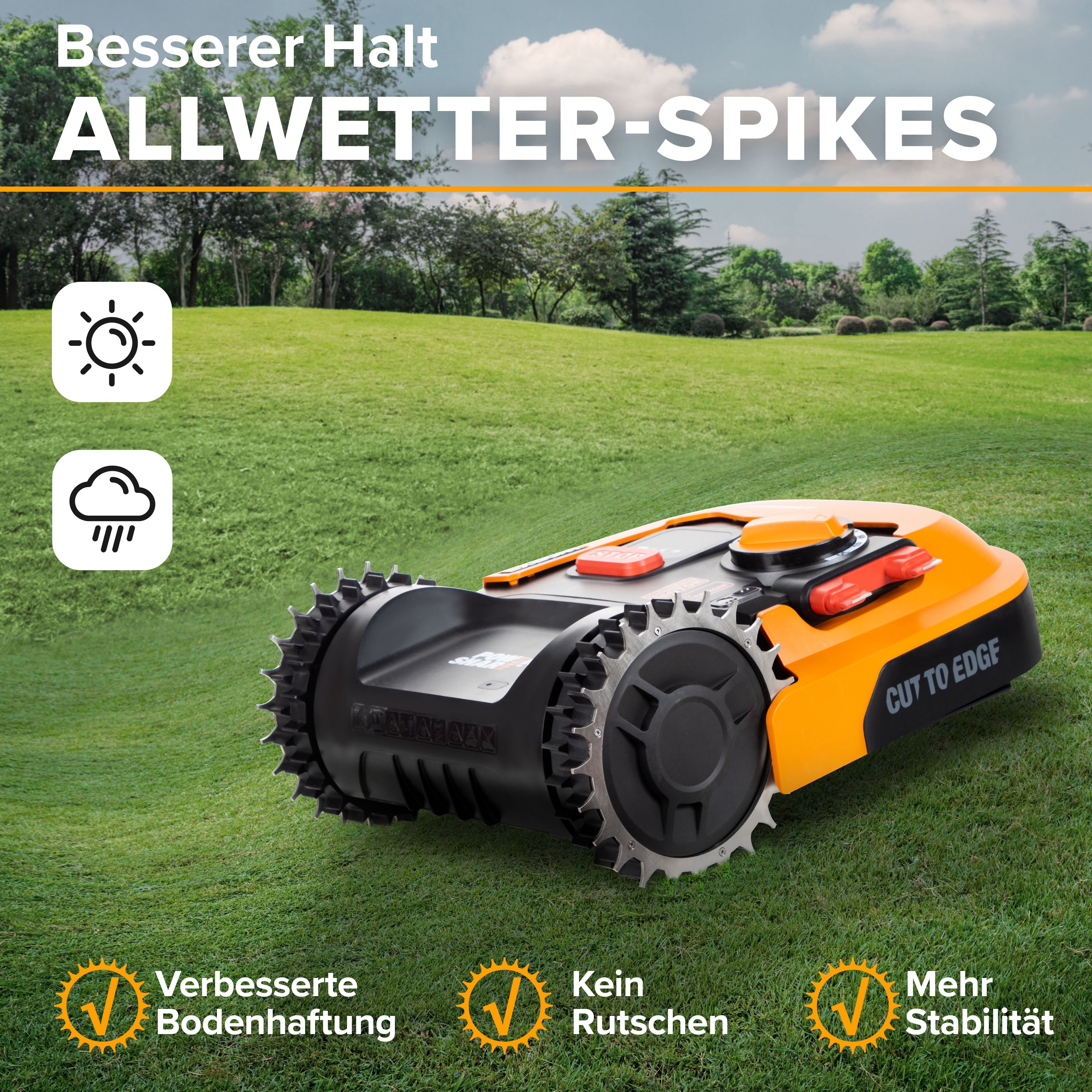 Spikes S&M / Plus Premium Radkappen Worx - ohne Spikes