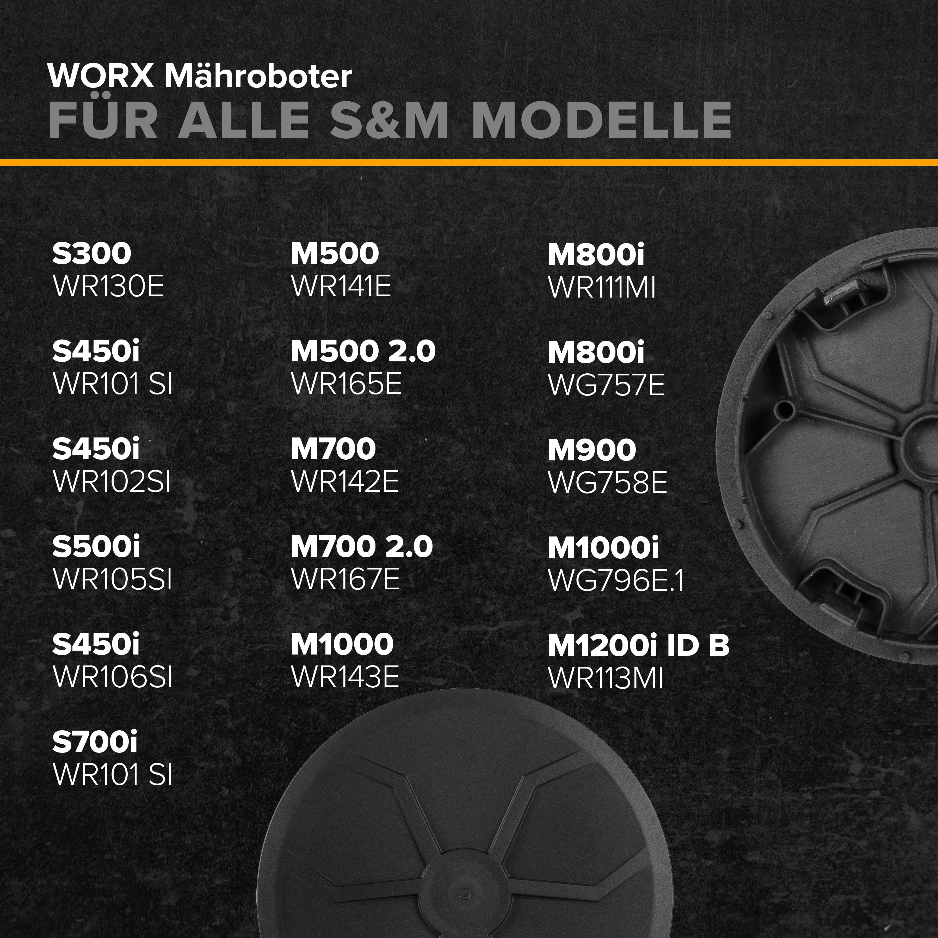 Spikes S&M Premium Radkappen Edition Edelstahl Worx Plus Radkappen