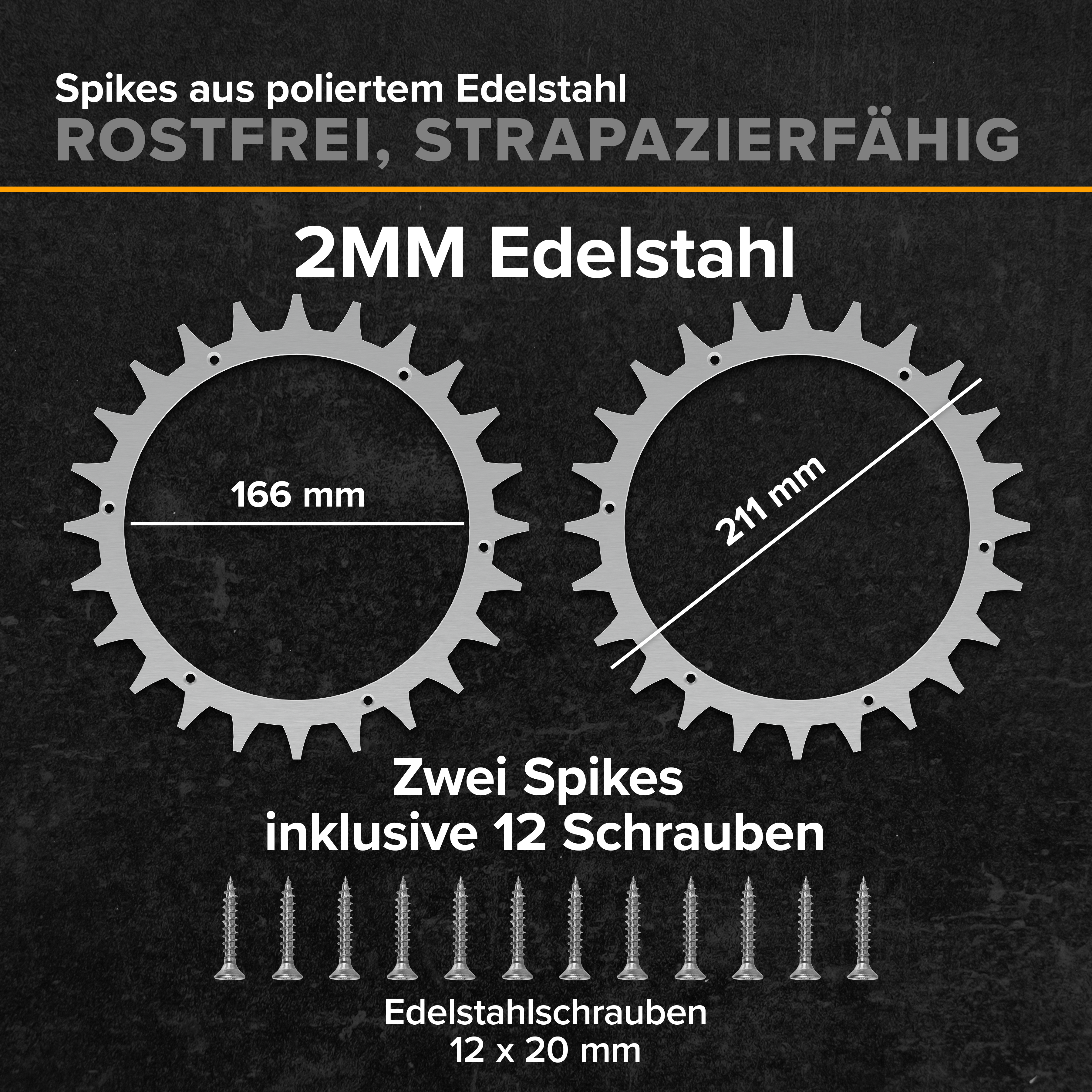 Pointes Plus en acier inoxydable Worx 