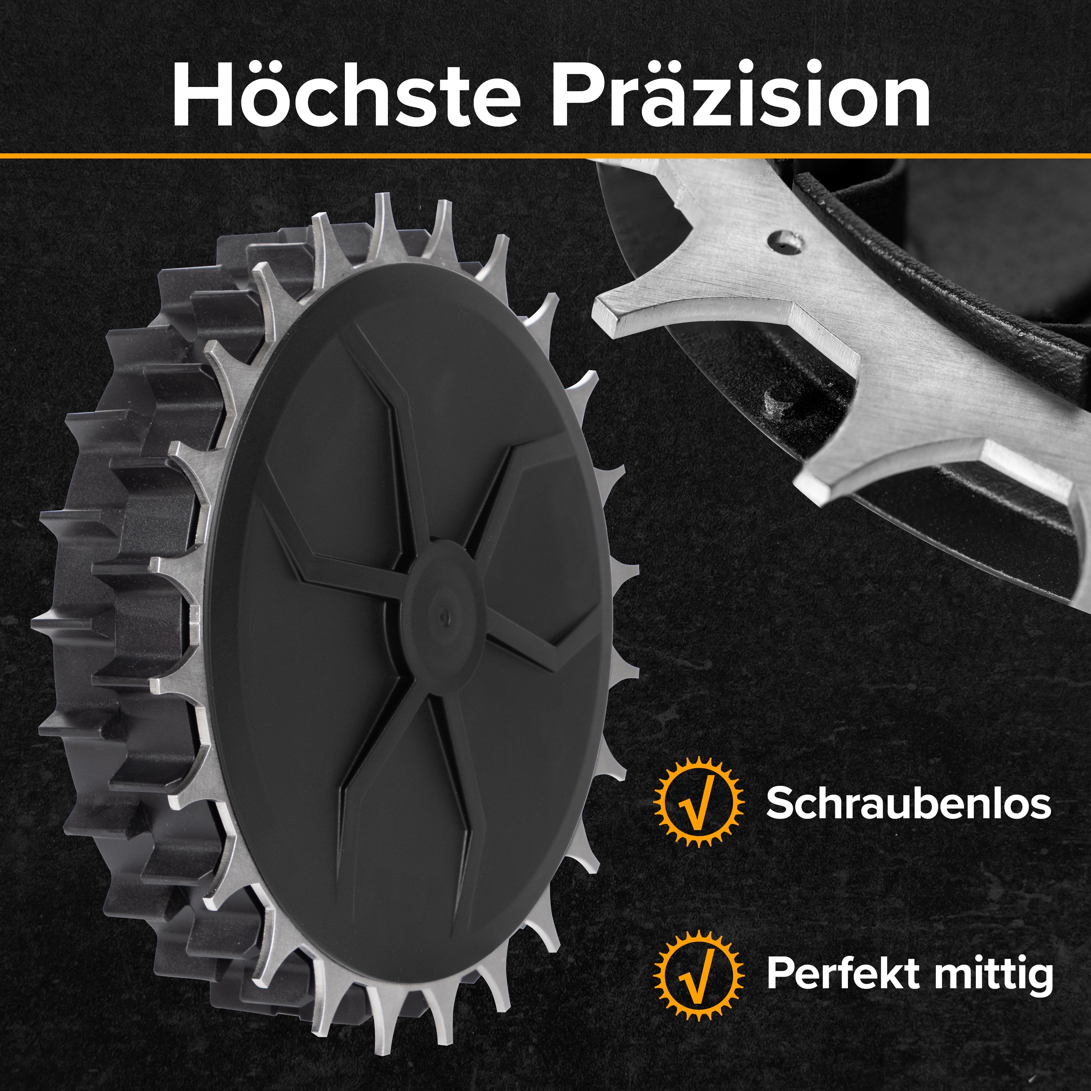 Spikes S&M Premium Radkappen Edition Edelstahl Worx Plus Radkappen