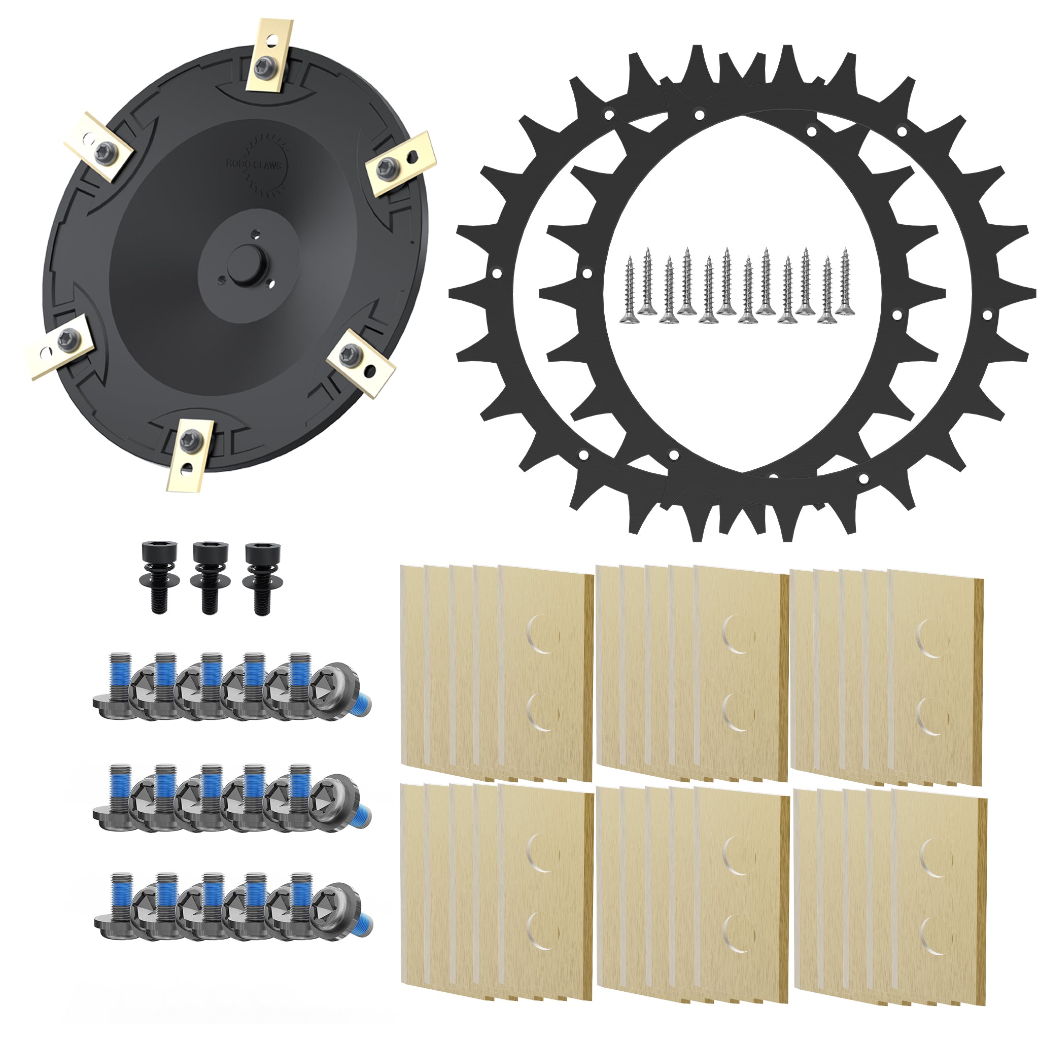 Worx L & Vision Bundle – Spikes, Messerteller, Klingen, Schrauben