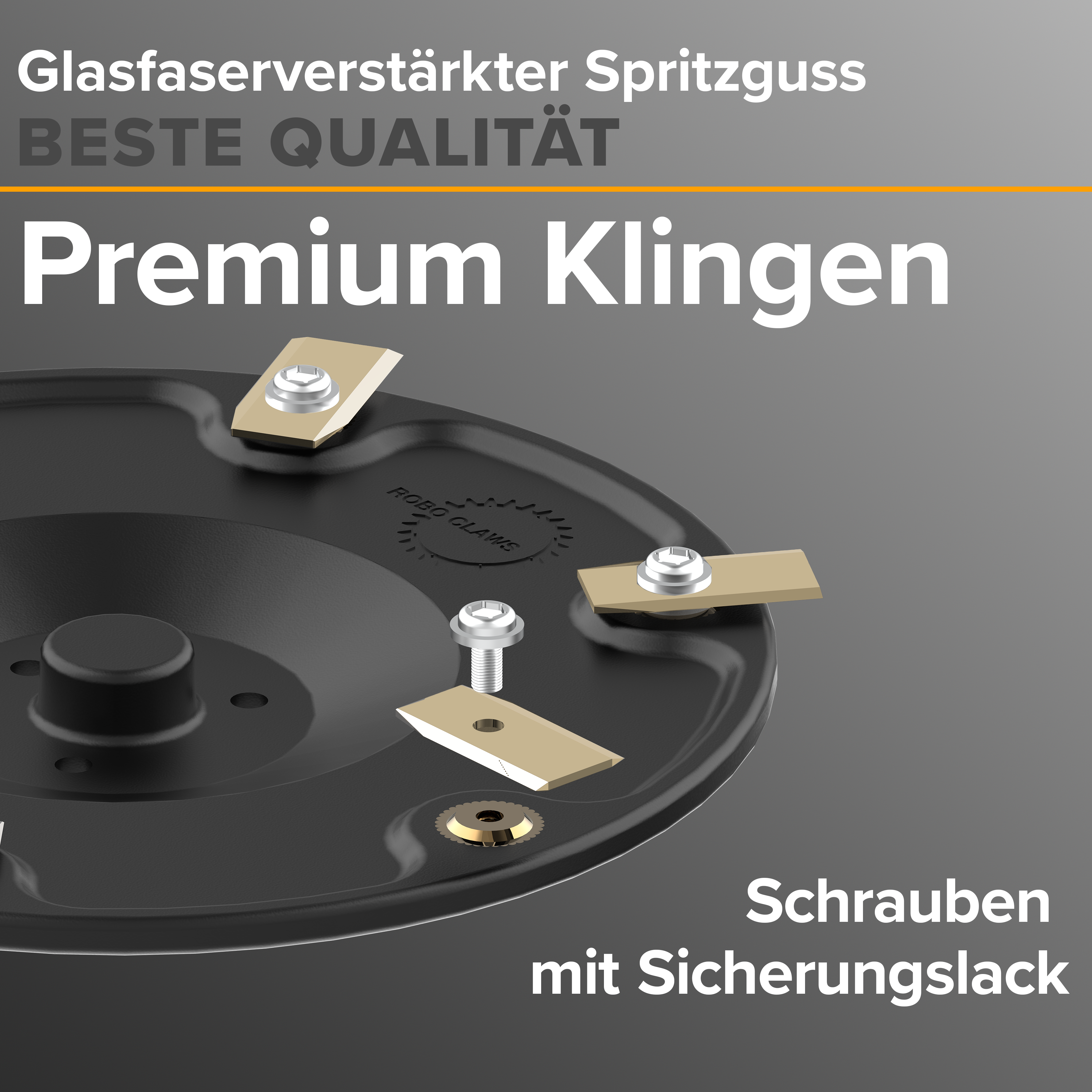 Messerteller kompatibel mit Segway Navimow i105E, i108E & i110N | inkl. 6 Titan-Klingen & Schrauben