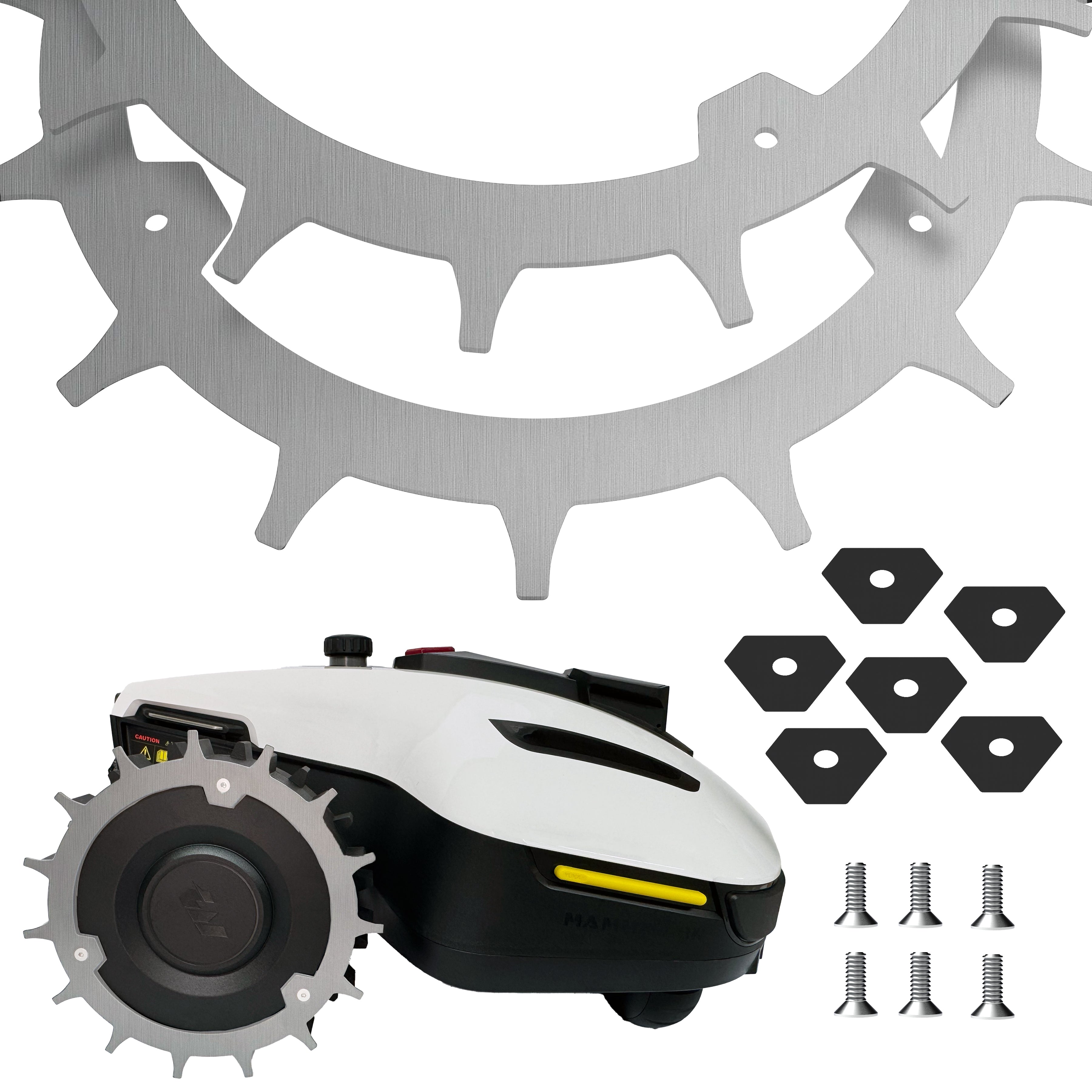 Mammotion Yuka Mini Spikes Mähroboter Traktionsverbesserung         (DIE SCHWARZE VERSION WIRD ERST WIEDER AB DEM 17.09.2025 VERSENDET)